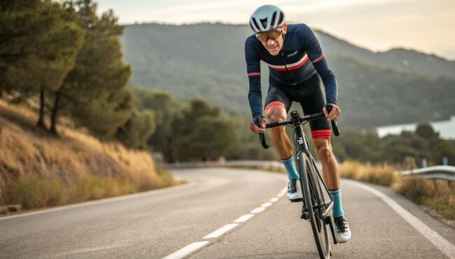 dolor de piernas en bici