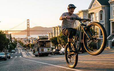 Cómo hacer un caballito en bici