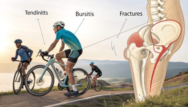 lesiones en caderas que afectan a ciclistas