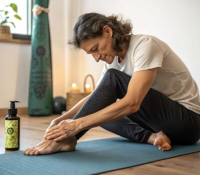 masaje en los gemelos uno mismo