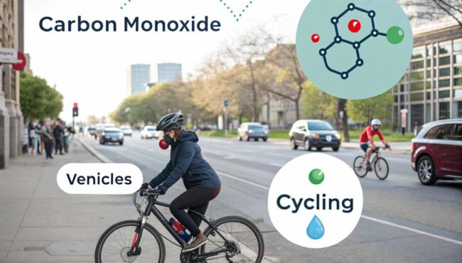 monoxido de carbono y ciclismo