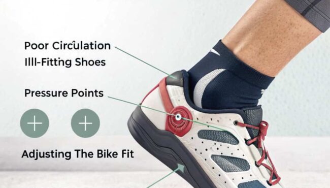 puntas de los pies dormidas en ciclismo causas y