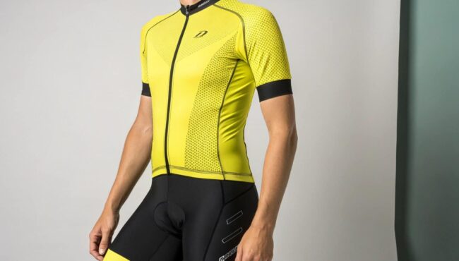ropa de ciclismo ajustada