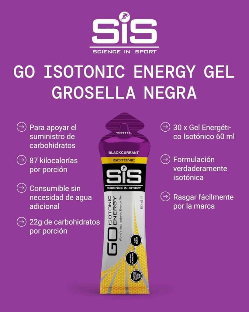 Geles energéticos SIS para ciclismo