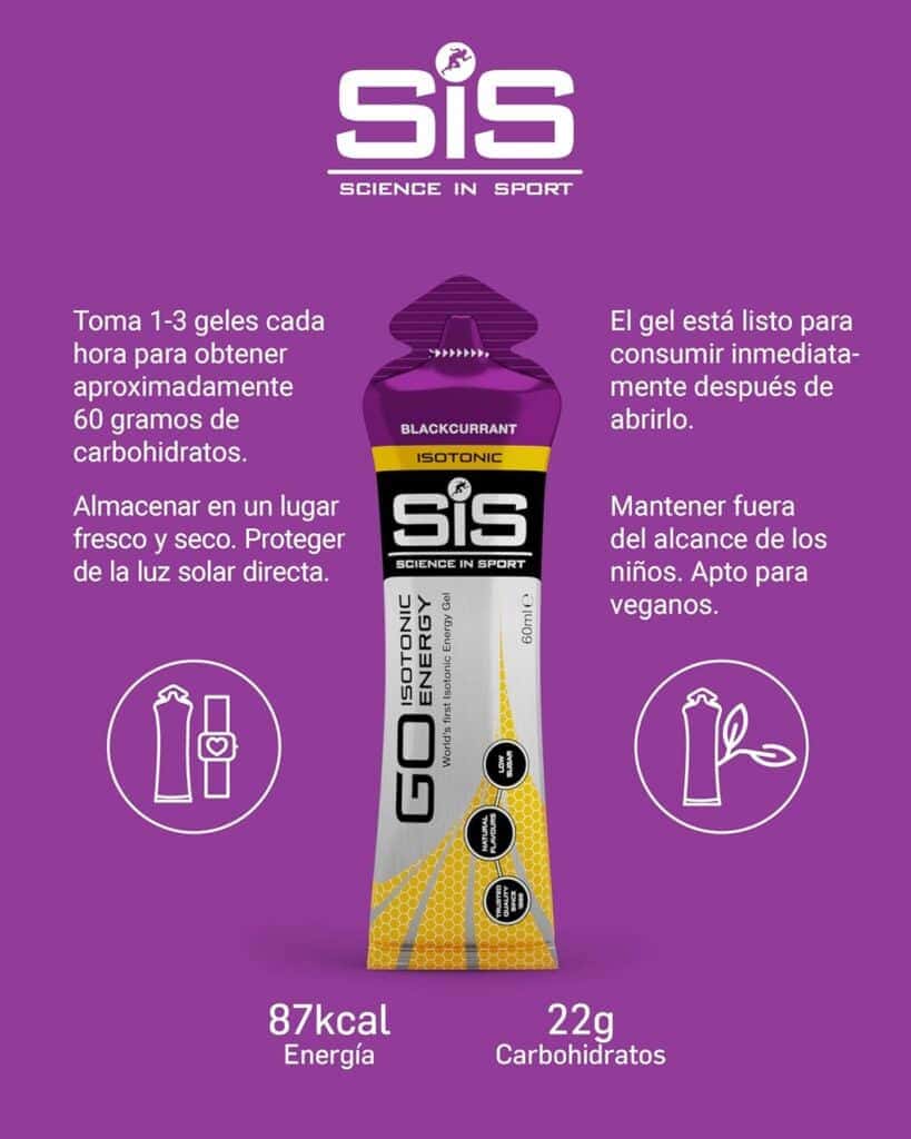 Geles energéticos SIS para ciclismo