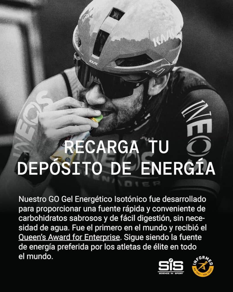 Geles energéticos SIS para ciclismo