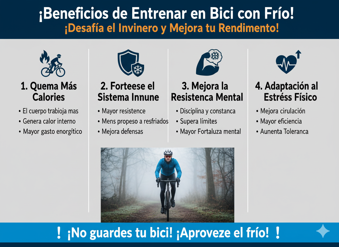 Beneficios de Entrenar en Bici con Frío