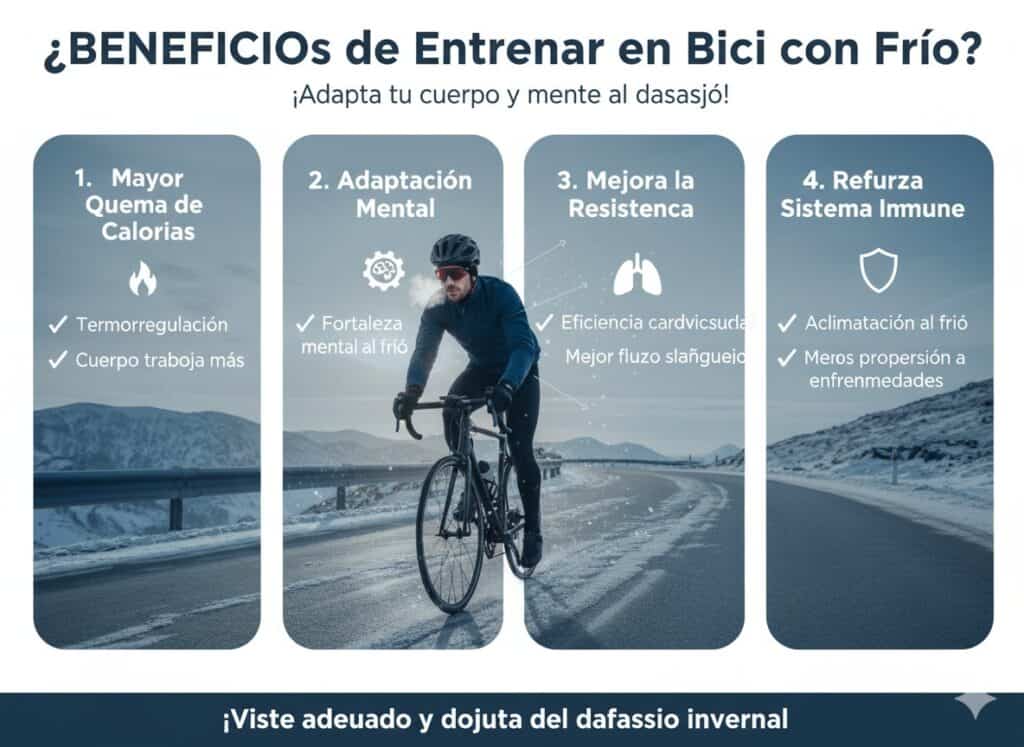 Beneficios de Entrenar en Bici con Frío