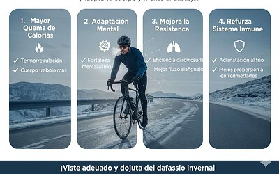 Beneficios de Entrenar en Bici con Frío
