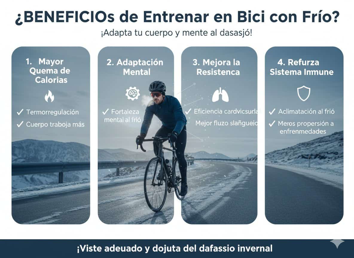 Beneficios de Entrenar en Bici con Frío