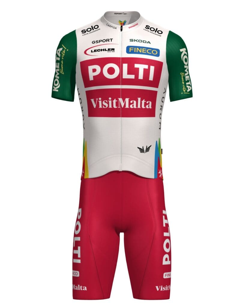 Maillot del Team Polti VisitMalta 2025