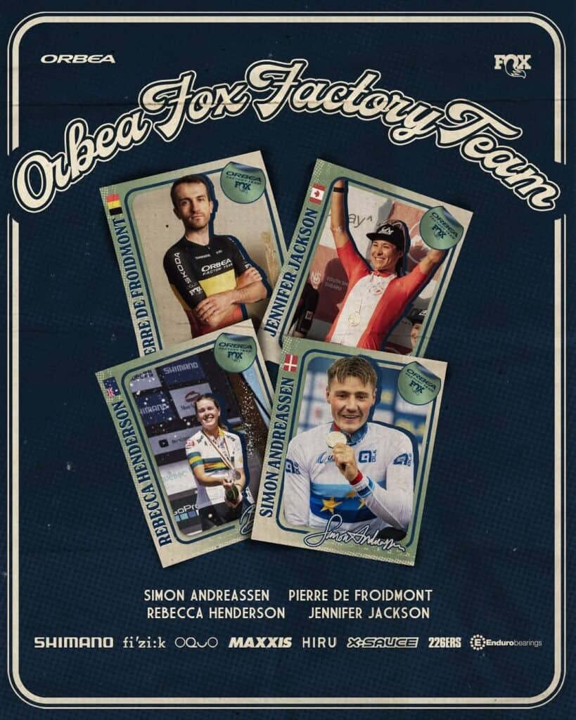 Orbea Fox Factory Team 2025: A por todas en la Copa del Mundo de BTT