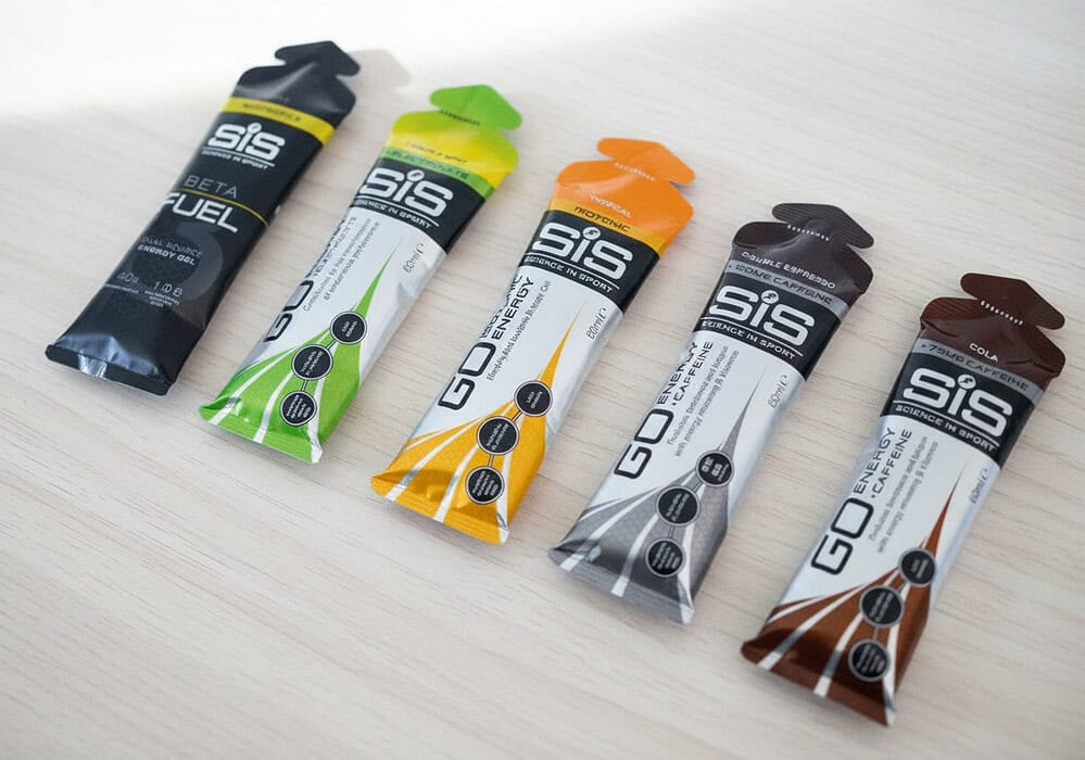 Geles energéticos SIS para ciclismo