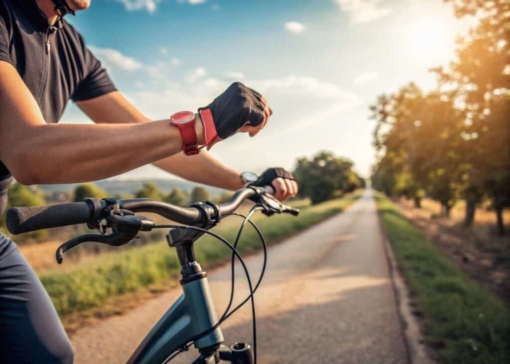 dolor de muñecas bajando en bicicleta