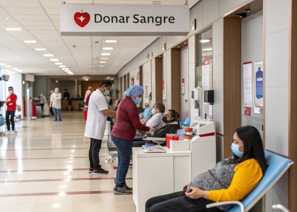 ejercicio físico a la donación de sangre