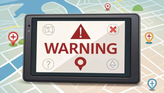 funci n de aviso de peligro de gps garmin