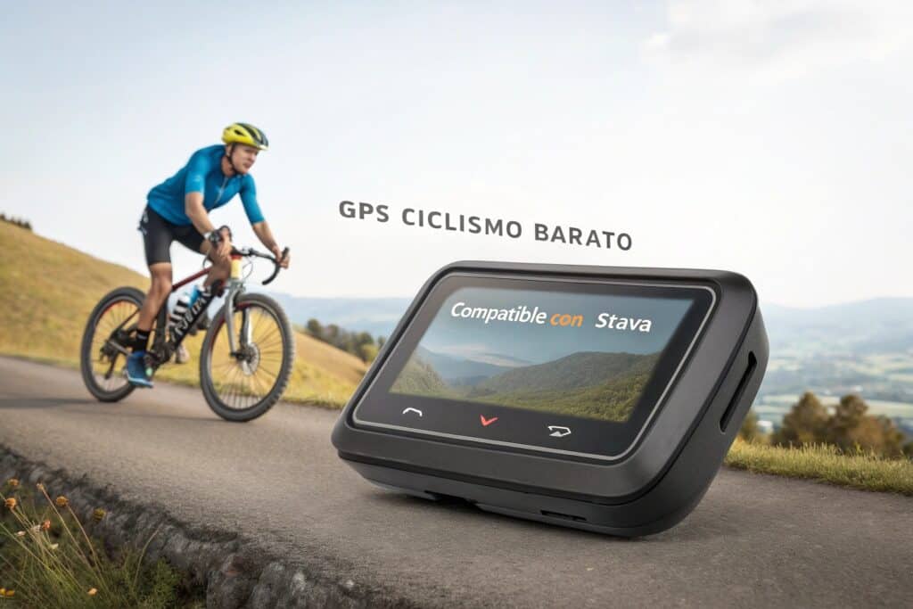 gps ciclismo barato compatible con strava