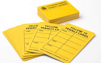 tarjetas de falta amarillas en el ciclismo