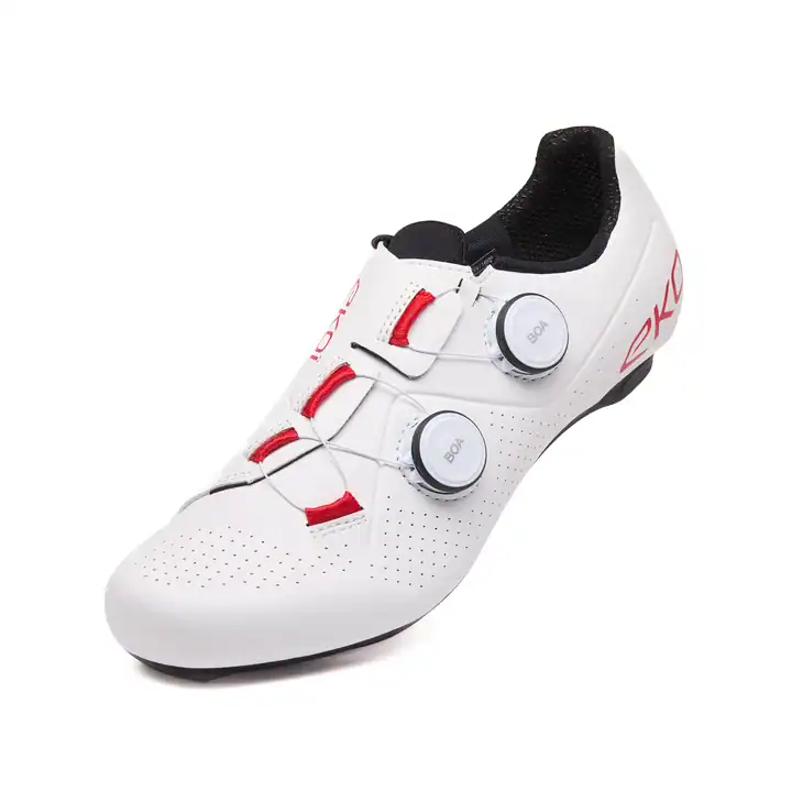 zapatillas ruta r4 blancas logo rojo