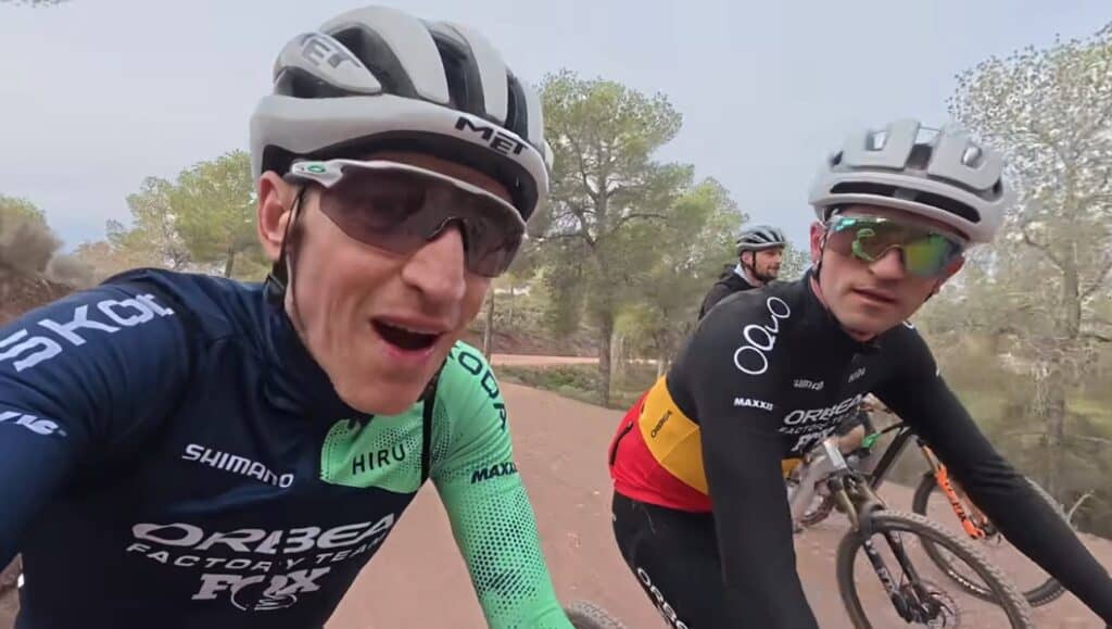 Zugasti un día en el trainingcamp del Orbea Factory Team