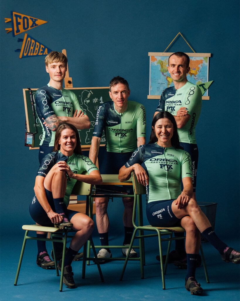 Equipación del Orbea Fox Factory Team