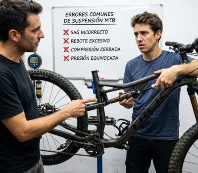 Evita estos errores comunes en la configuración de la suspensión de tu MTB