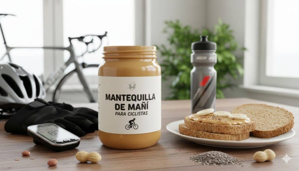 Mantequilla de mani para ciclistas