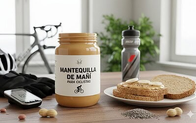 Mantequilla de mani para ciclistas