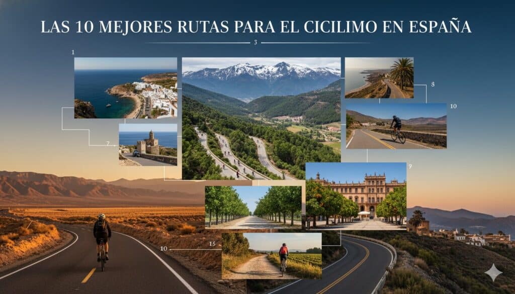Las 10 mejores rutas para el ciclismo en España