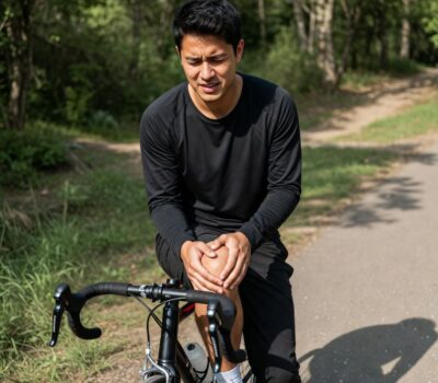 Dolor de rodilla al montar en bicicleta