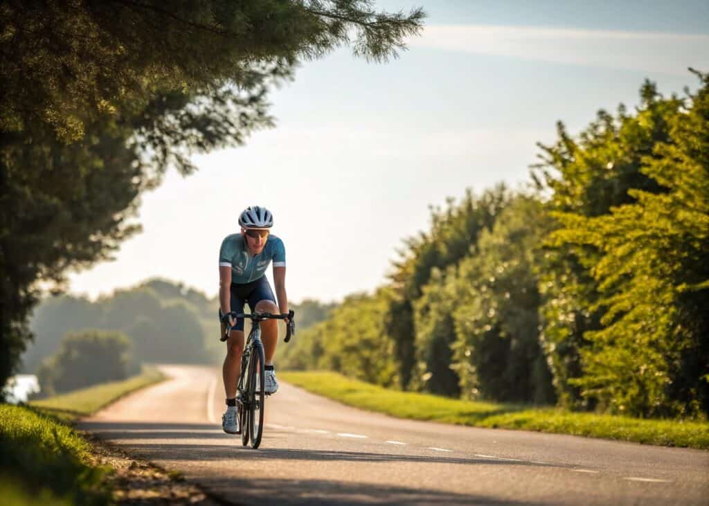 entrenar en bicicleta