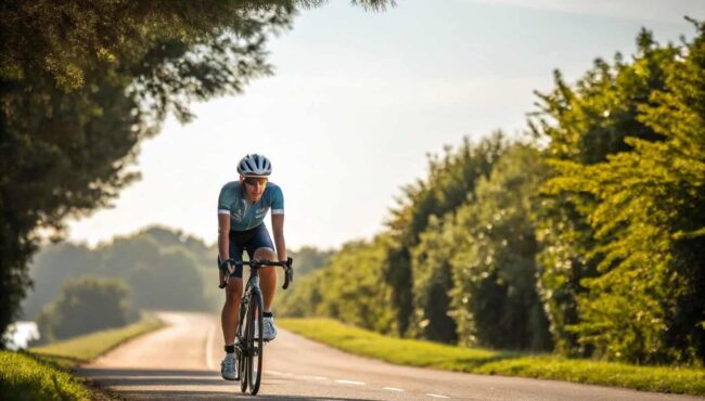 entrenar en bicicleta