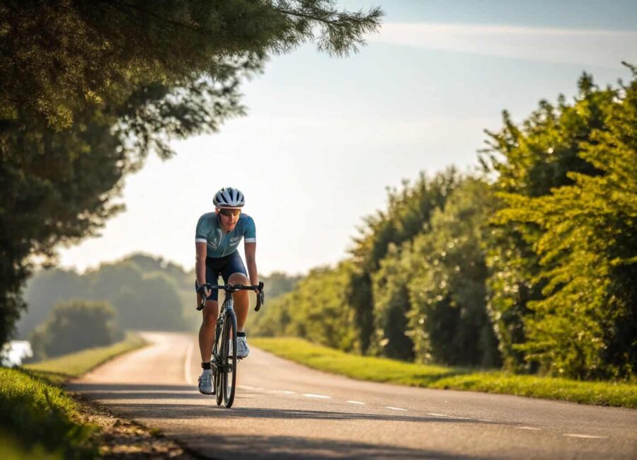 entrenar en bicicleta