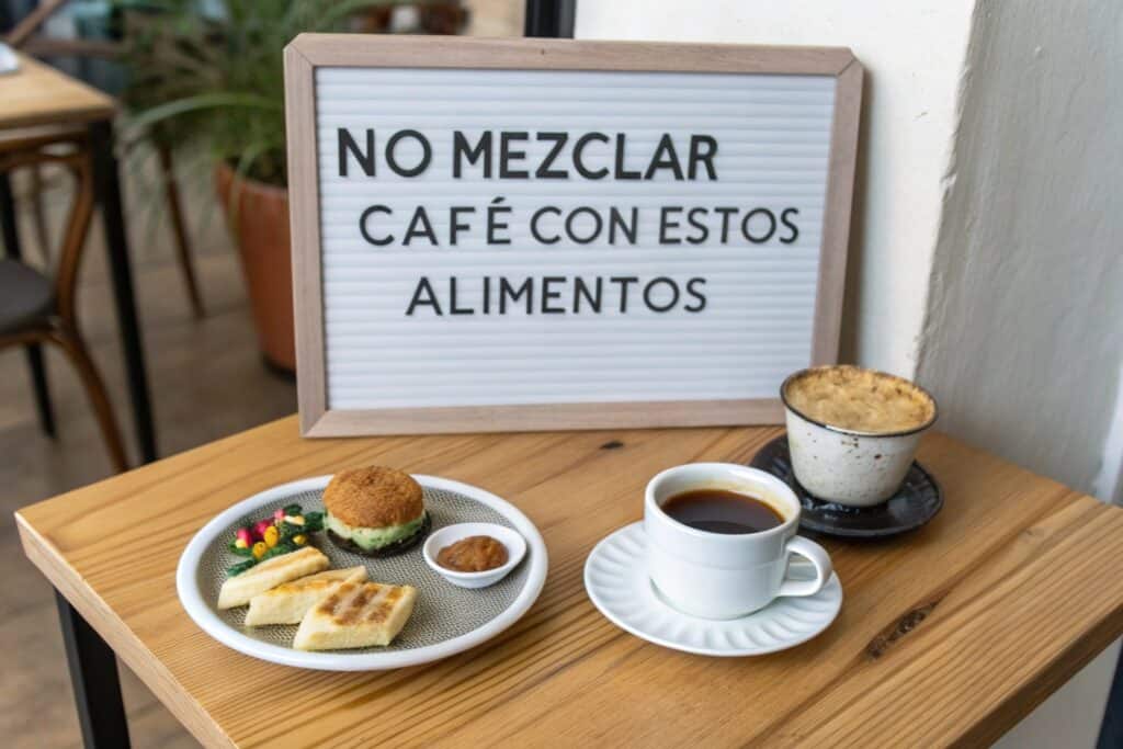 No mezclar café con estos alimentos