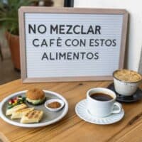 No mezclar café con estos alimentos