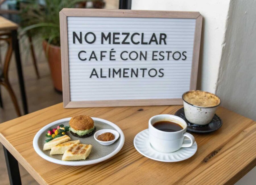 no mezclar caf con estos alimentos