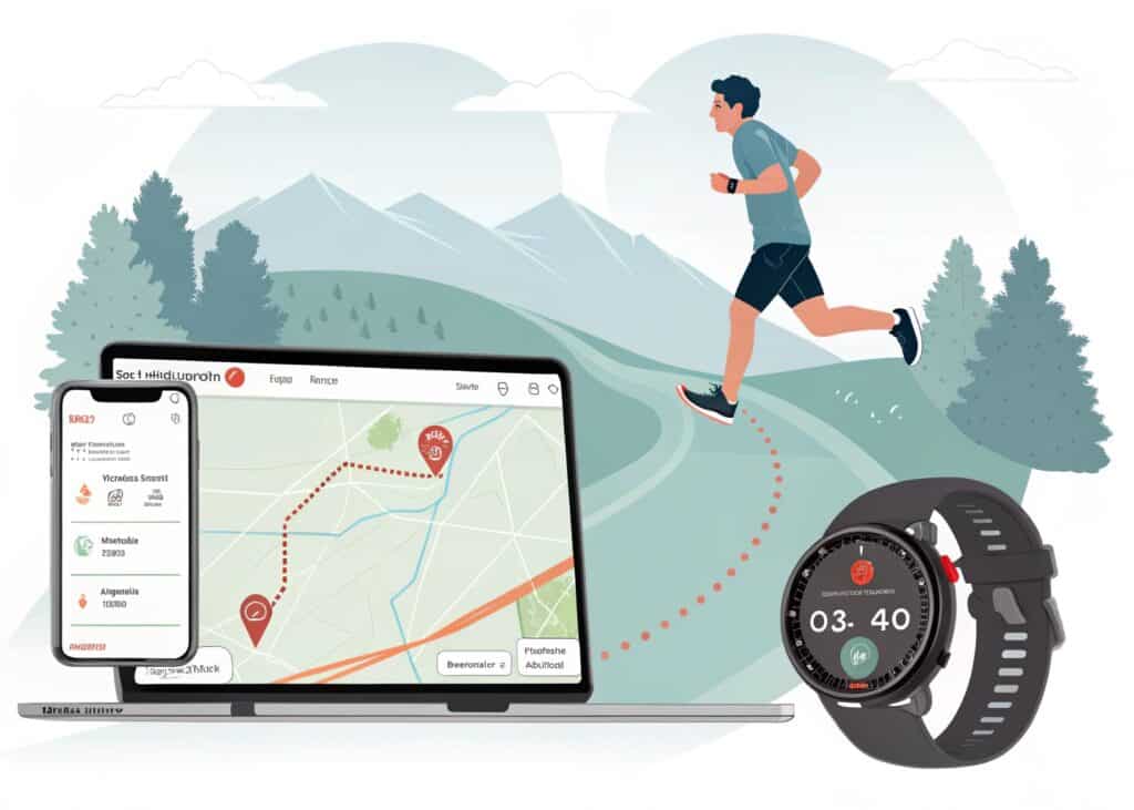 pasar rutas de wikiloc a gps coros 1