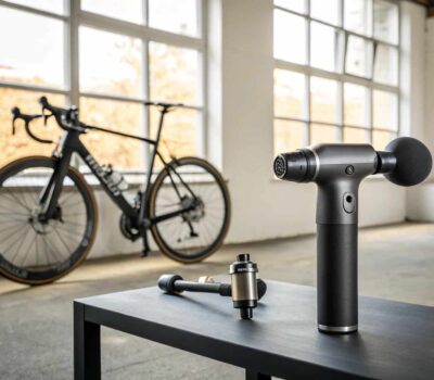 pistola masaje ciclismo