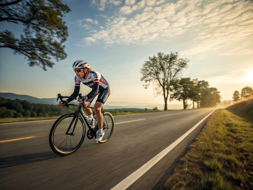 velocidad media y ciclismo