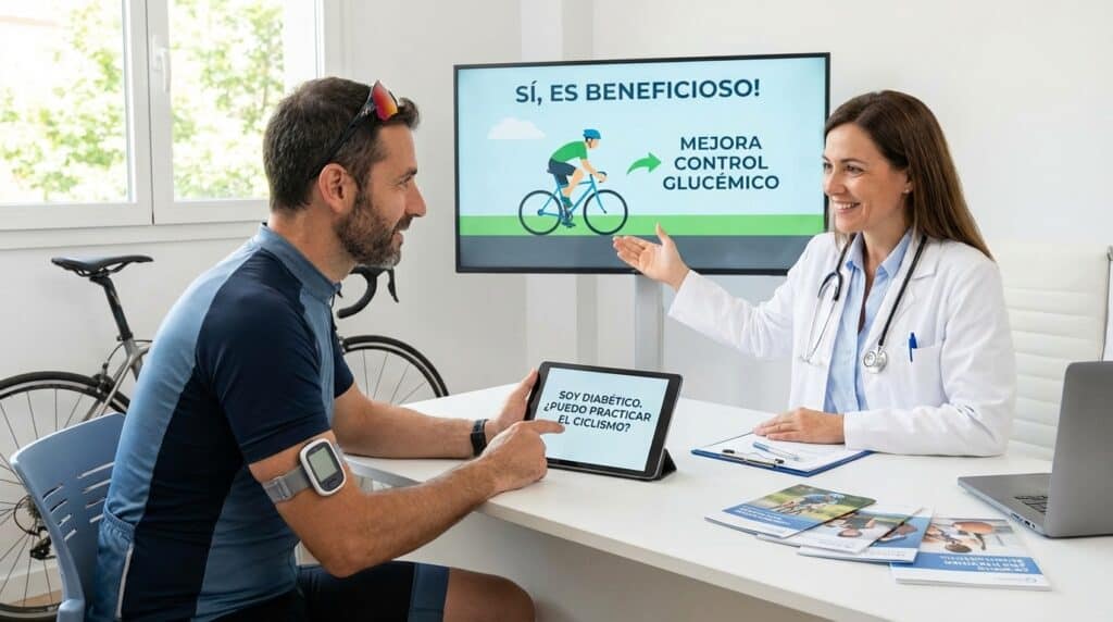 Soy diabético ¿Puedo practicar el ciclismo?