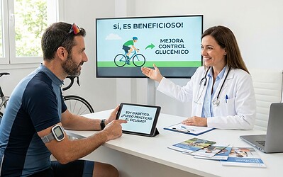 Soy diabético ¿Puedo practicar el ciclismo?
