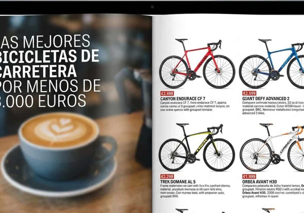 Las mejores bicicletas de carretera por menos de 3.000 euros