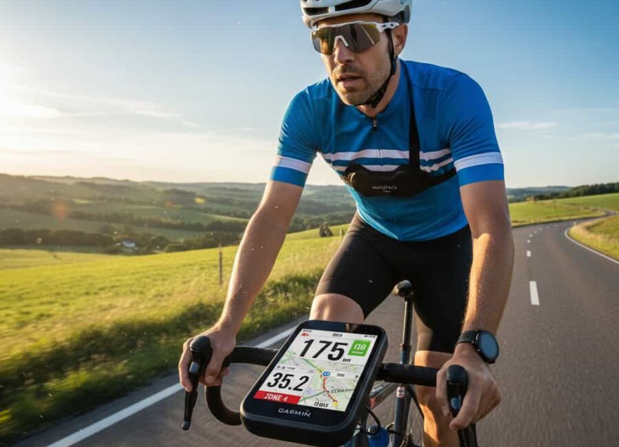 Frecuencia cardíaca en ciclistas