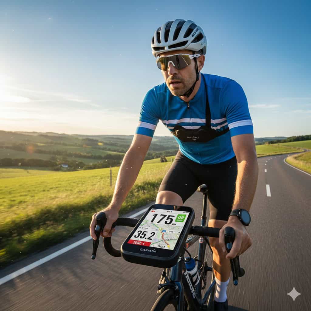 Frecuencia cardíaca en ciclistas