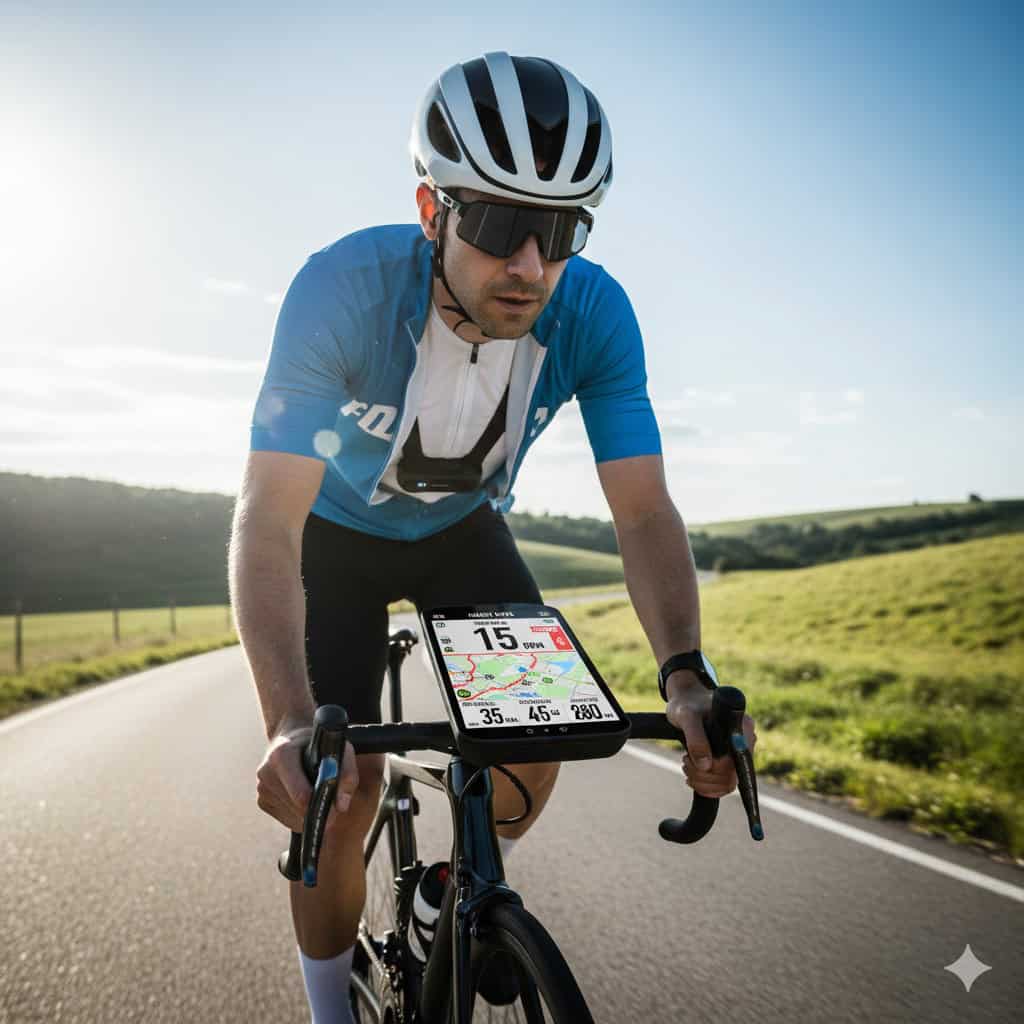 Frecuencia cardíaca en ciclistas