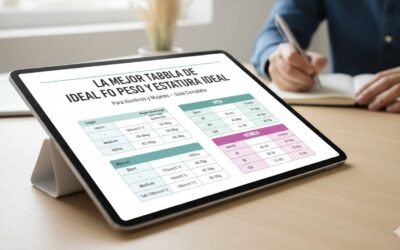 La mejor tabla de peso y estatura ideal para hombres y mujeres