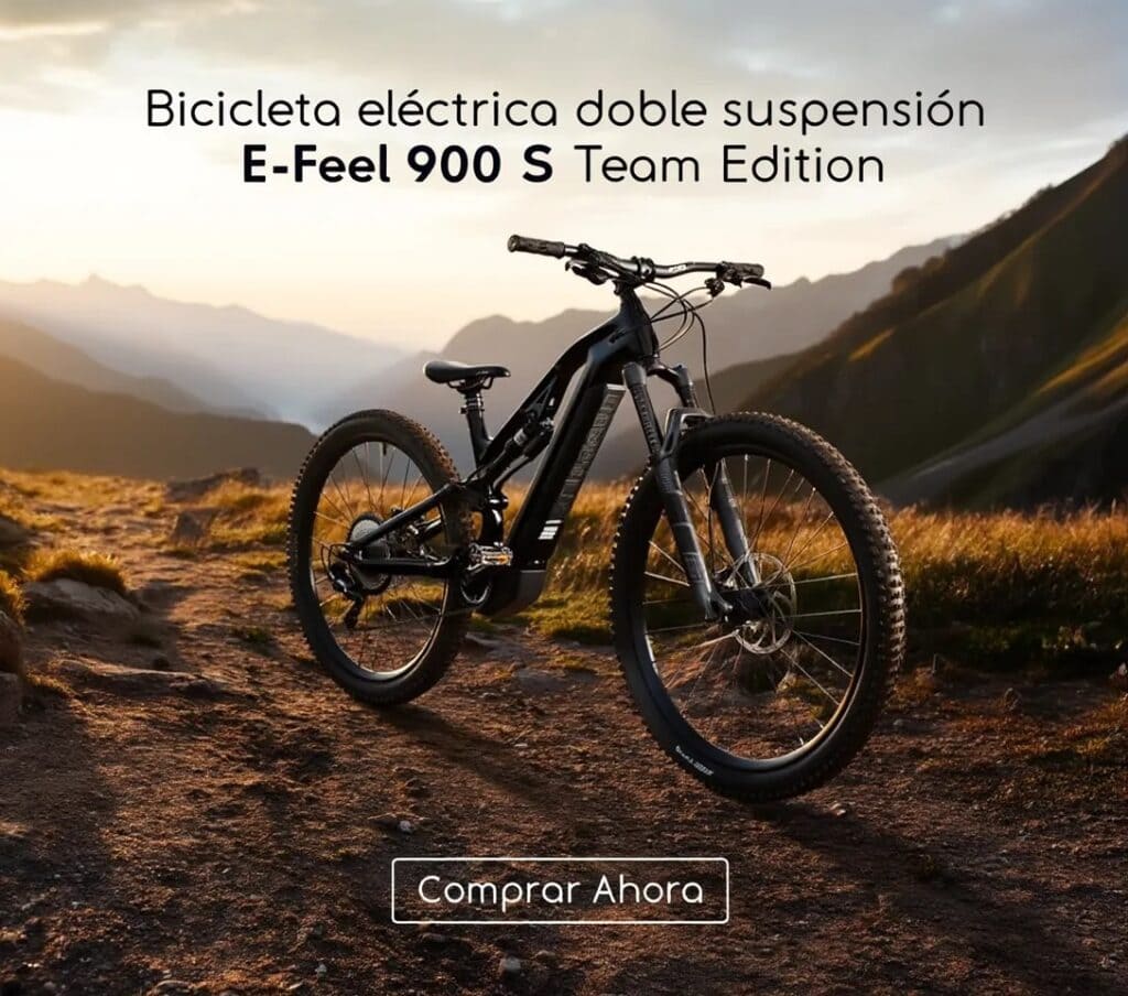 Bicicleta eléctrica doble suspensión E-Feel 900 S Team Edition