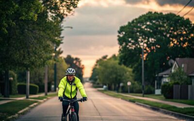 bajar en bicicleta