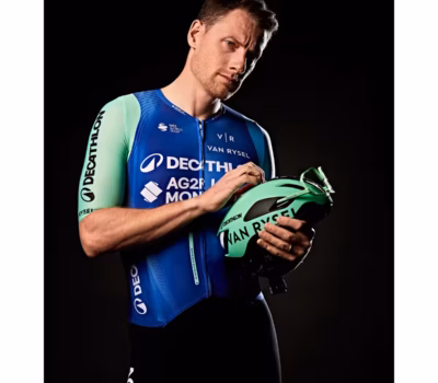 casco ciclismo carretera aero decathlon ag2r la mondiale rcr f mips team edition 3