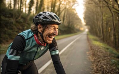 ciclista con caries en los dientes